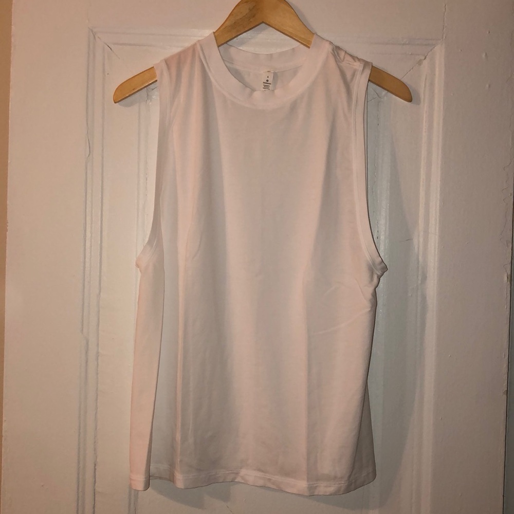 Lululemon All Yours Boyfriend Tank White